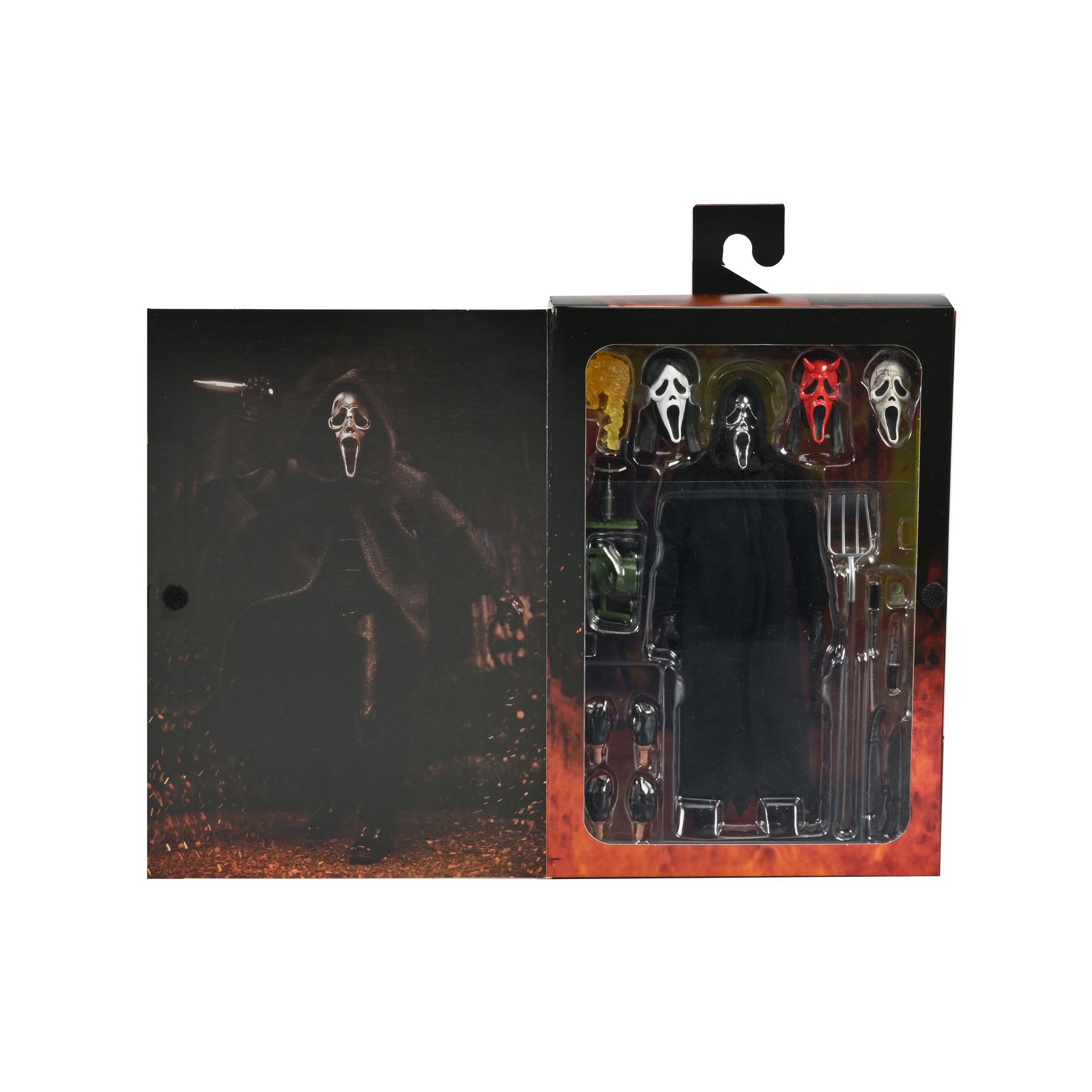 ULTIMATE GHOST FACE INFERNO SCALE ACTION FIGURA 18 CM SCREAM