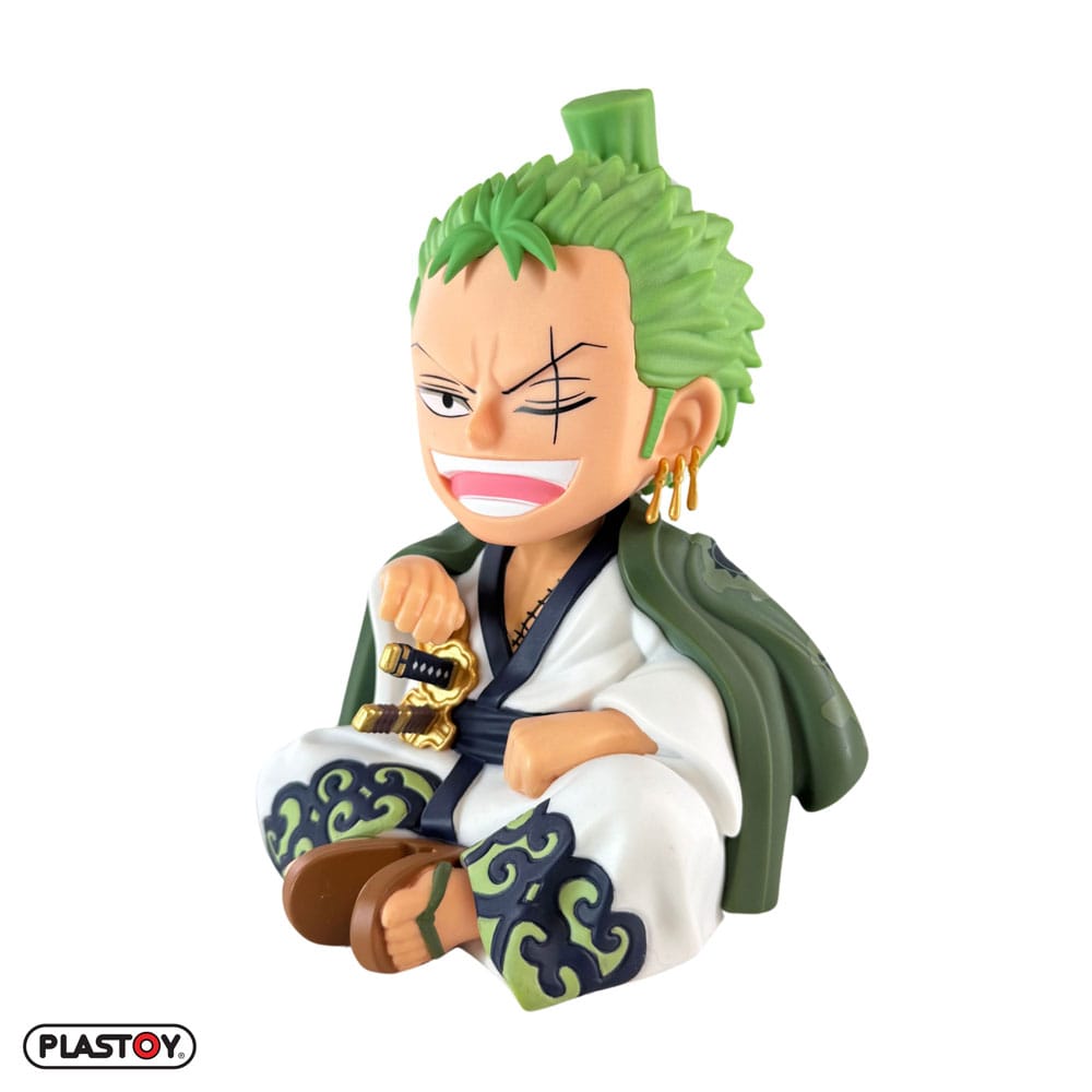 ZOROJURO HUCHA 15 CM ONE PIECE - Imagen 2