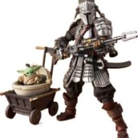 RONIN MANDALORIAN BESKAR ARMOR & GROGU STAR WARS 18.5 CM