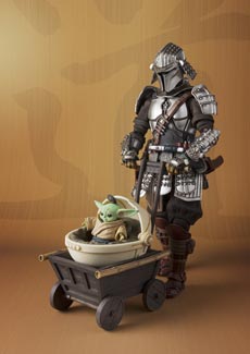 RONIN MANDALORIAN BESKAR ARMOR & GROGU STAR WARS 18.5 CM - Imagen 3