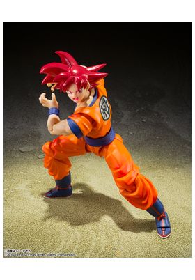 SUPER SAIYAN GOD SON GOKU FIG. 14 CM SH FIGUARTS - Imagen 3
