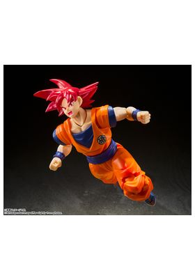 SUPER SAIYAN GOD SON GOKU FIG. 14 CM SH FIGUARTS - Imagen 4