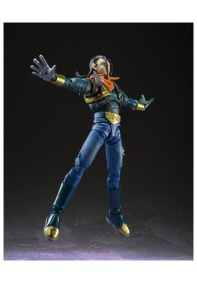 SUPER ANDROID 17 FIGURA 15 CM DRAGON BALL GT S.H FIGUARTS - Imagen 5