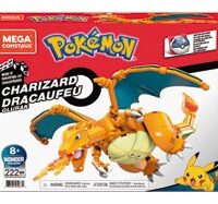 CHARIZARD MEGA CONSTRUX 222 PCS POKEMON