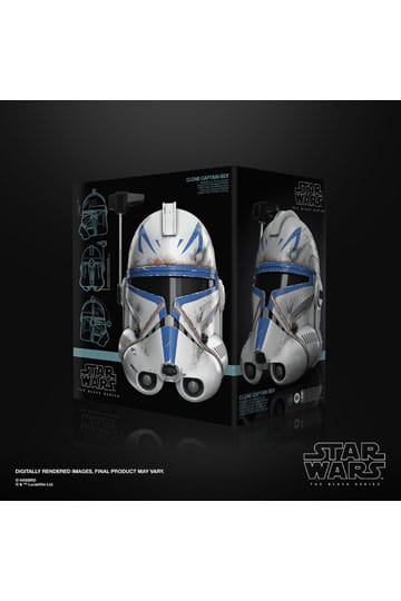 CLONE CAPTAIN REX CASCO ELECTRONICO REPLICA 1:1 STAR WARS: AHSOKA THE BLACK SERIES - Imagen 7