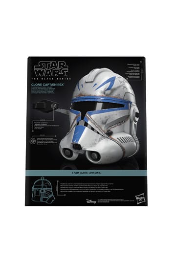 CLONE CAPTAIN REX CASCO ELECTRONICO REPLICA 1:1 STAR WARS: AHSOKA THE BLACK SERIES - Imagen 12
