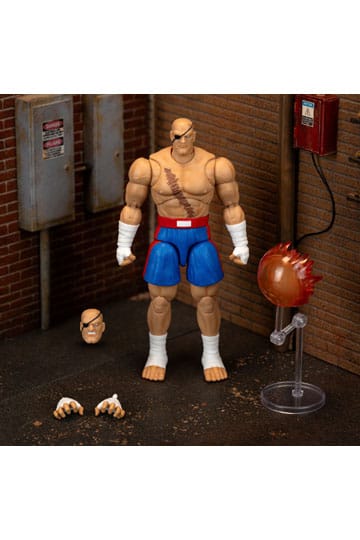 SAGAT FIGURA 19 CM ULTRA STREET FIGHTER II: THE FINAL CHALLENGERS - Imagen 6