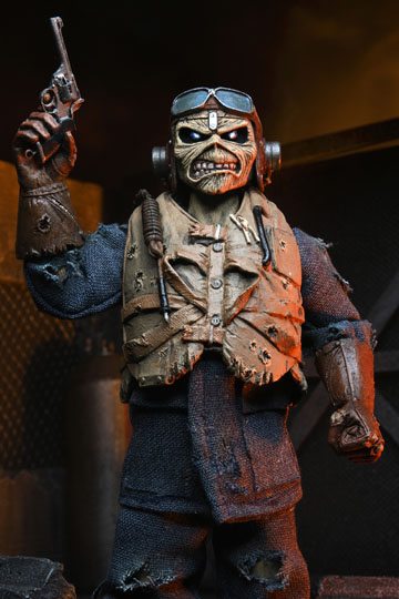 EDDIE ACES HIGH CON ROPA ESTILO RETRO FIGURA 20 CM IRON MAIDEN - Imagen 10