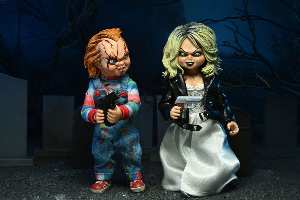 CHUCKY & TIFFANY SET 2 FIG. 20 CM BRIDE OF CHUCKY - Imagen 13