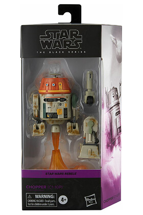 CHOPPER (C1-10P) FIGURA 15 CM STAR WARS: AHSOKA THE BLACK SERIES