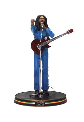 BOB MARLEY CONCIERTO RAINBOW'77 FIGURA 18 CM