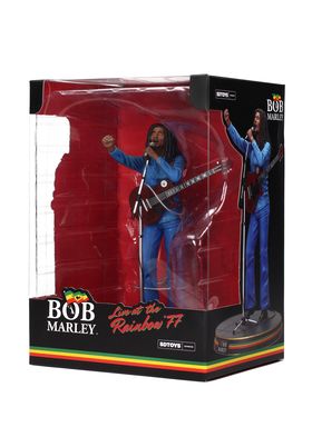 BOB MARLEY CONCIERTO RAINBOW'77 FIGURA 18 CM - Imagen 4