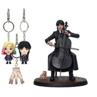 VIOLONCHELO FIGURA + REGALO LLAVERO FIGURATIVO WEDNESDAY