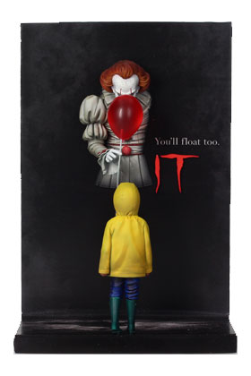 FIGURA POSTER 3D PENNYWISE & GEORGIE IT(2017)