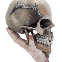 METALLICA ESTATUA SAD BUT TRUE SKULL 22 CM.