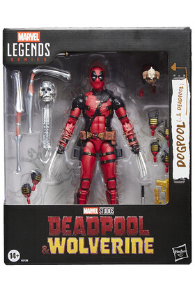 DEADPOOL & DOGPOOL FIGURAS 15 CM DEADPOOL & WOLVERINE MARVEL LEGENDS